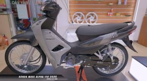 Ảnh Chi Tiết Honda Wave Alpha 2025 Màu Xám Cùng Giá Bán Mới Nhất